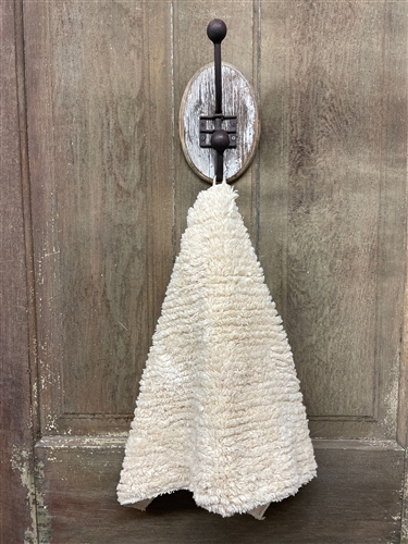 Ooh La La French Vanilla Shaggie Towel by Janey Lynn's Designs