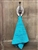 Tease Me Turquoise Shaggie Towel by Janey Lynn's Designs