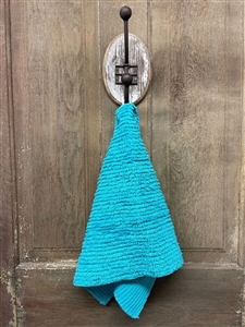 Tease Me Turquoise Shaggie Towel by Janey Lynn's Designs