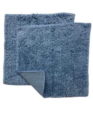 Cornflower Blue Shaggies® by Janey Lynn's Designs.  The super soft multipurpose cloth that goes with EVERY decor.