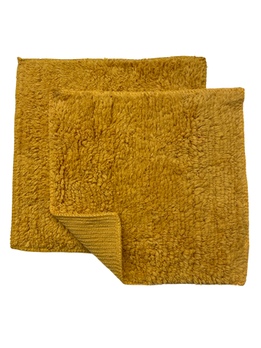 Spicy Mustard Shaggies®  by Janey Lynn's Designs.  The super soft multipurpose cloth that goes with EVERY decor.