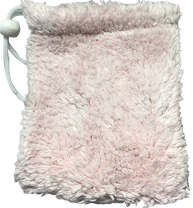 Barely Pink Shaggie Soap Sac