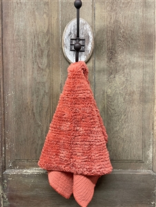 Stoneware Clay Shaggie Towel by Janey Lynn's Designs
