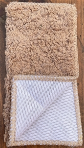 Pk 3 pair of Rin Tan Tan Shaggie® Boss by Janey Lynn's Designs.  The super soft multipurpose cloth that goes with EVERY decor.